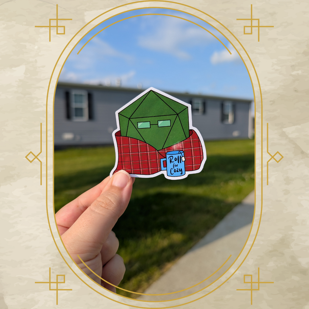 Roll for Cozy Vinyl Sticker