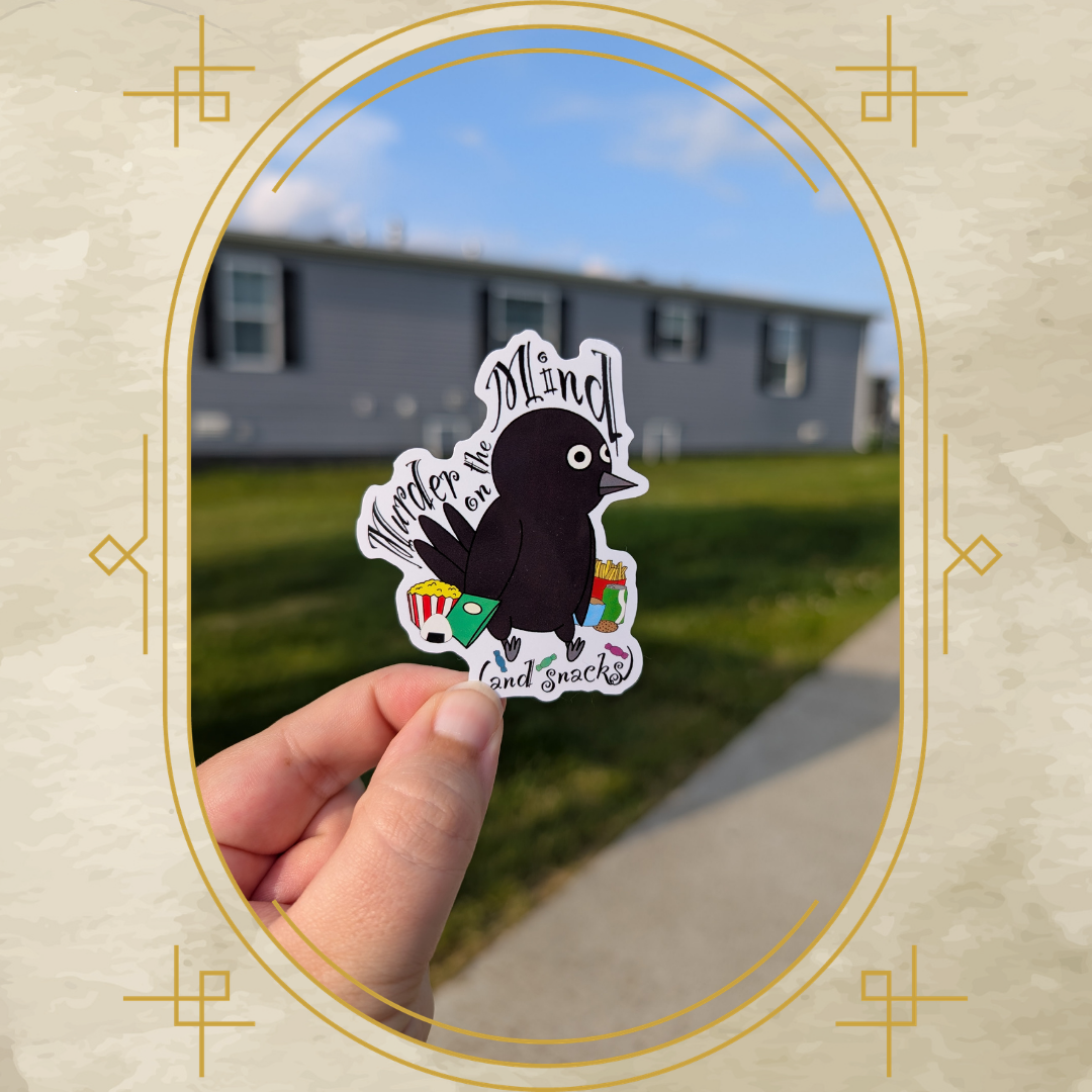 Murder on the Mind Vinyl Sticker