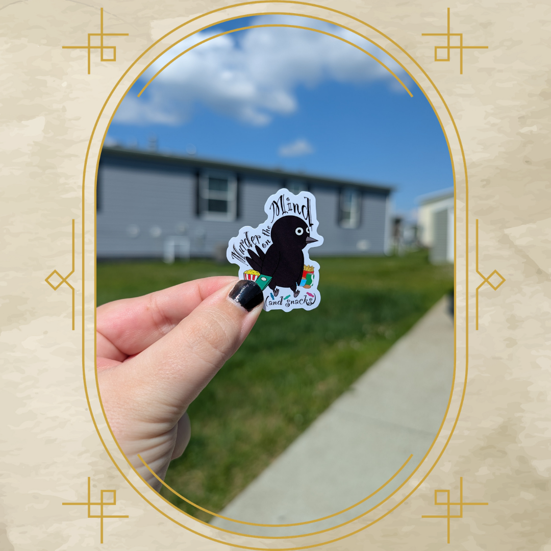 Murder on the Mind Vinyl Sticker
