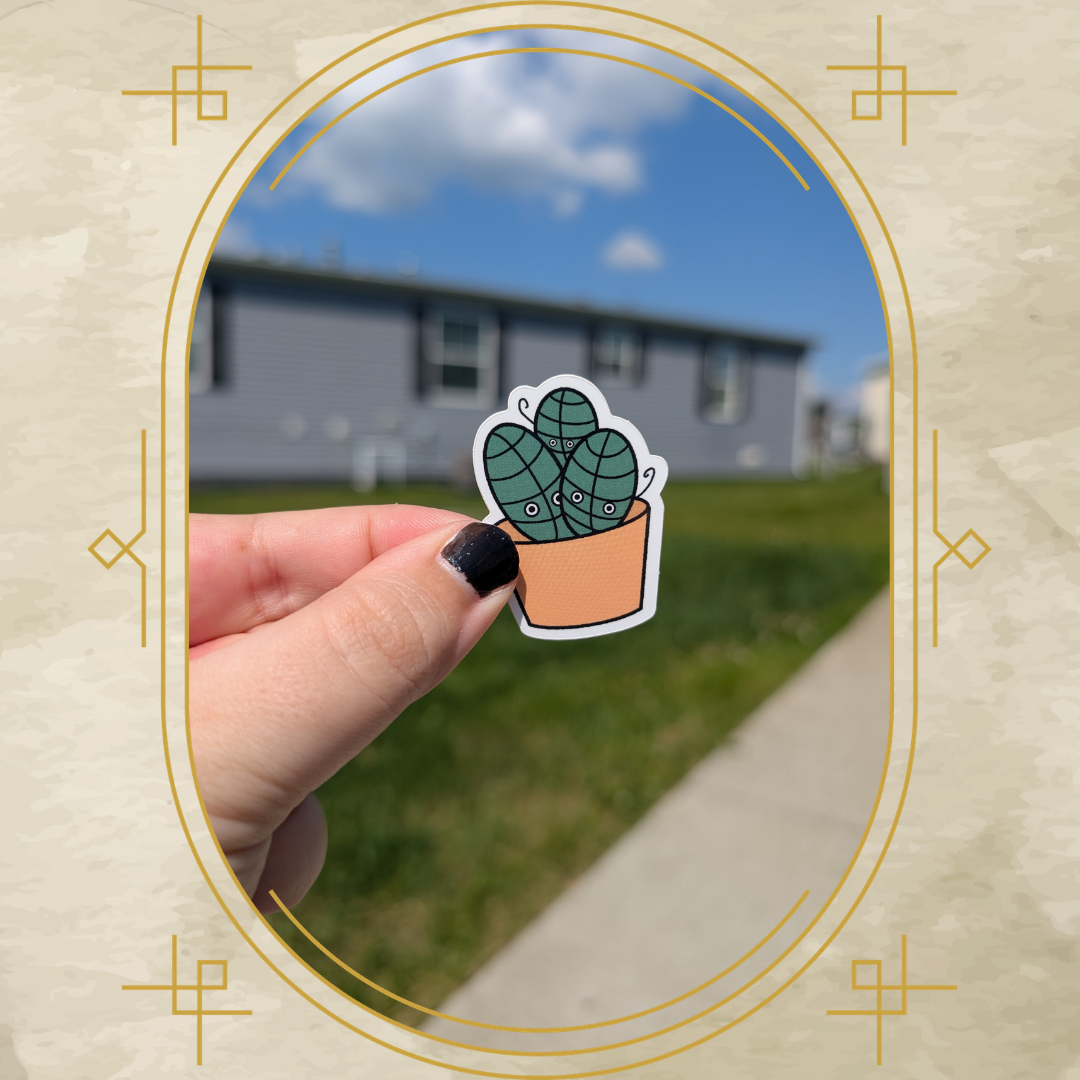 Doofy Plant Vinyl Sticker