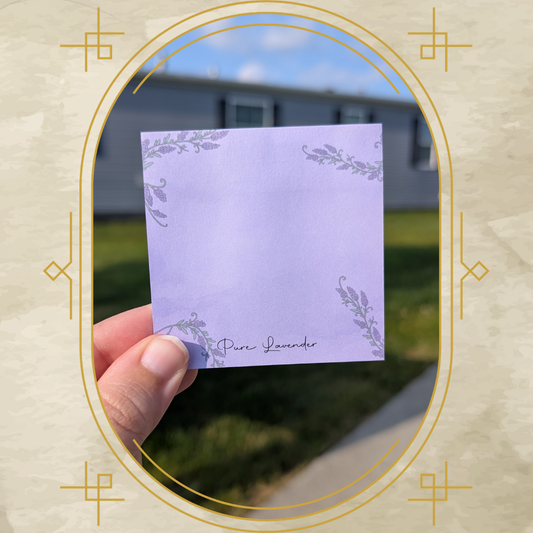 Pure Lavender Sticky Note Pad