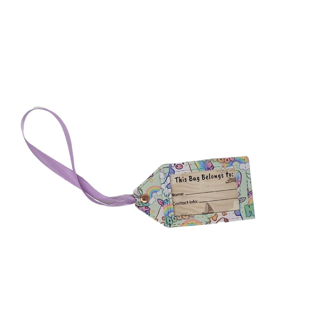 Luggage tag knot clearance