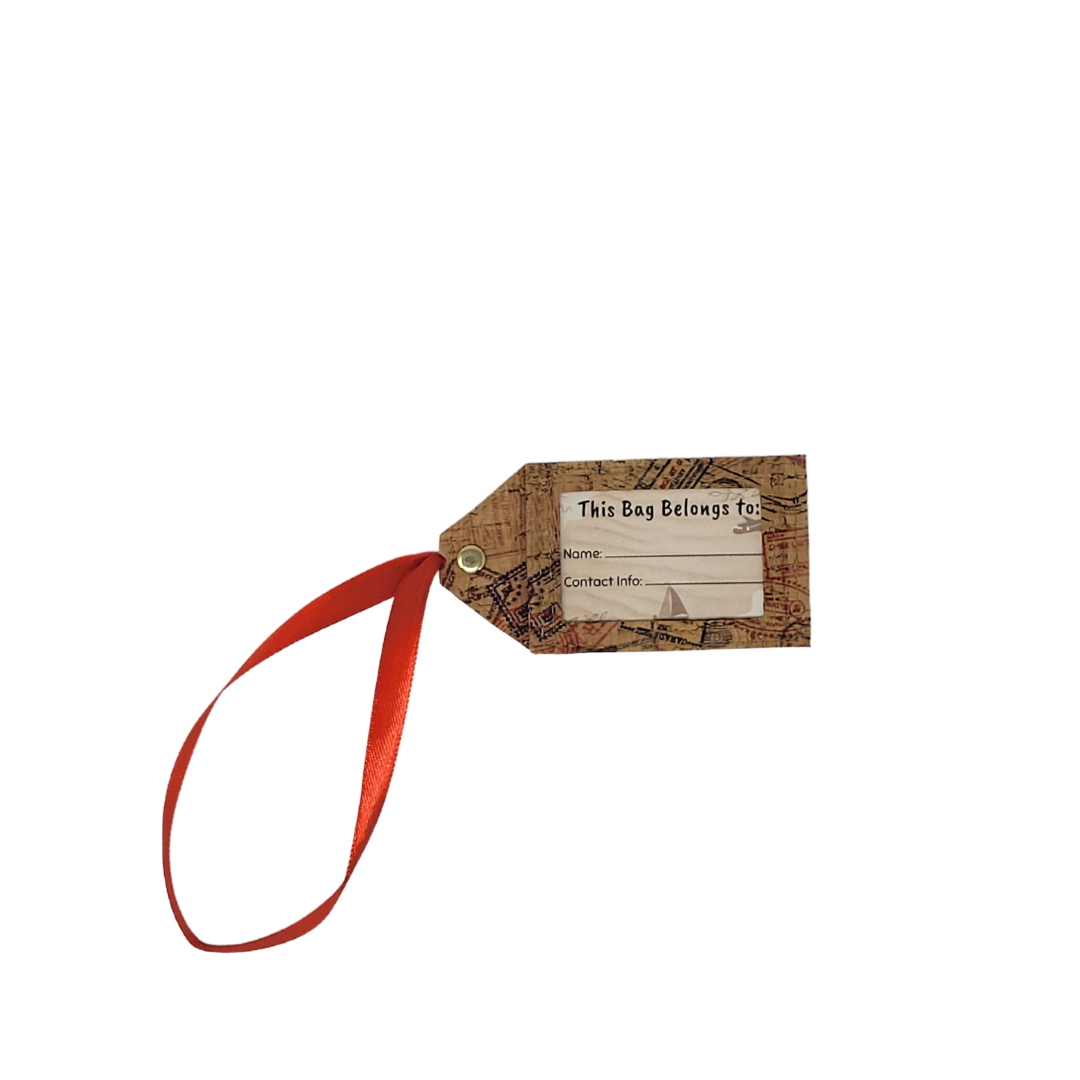 Luggage tag knot clearance